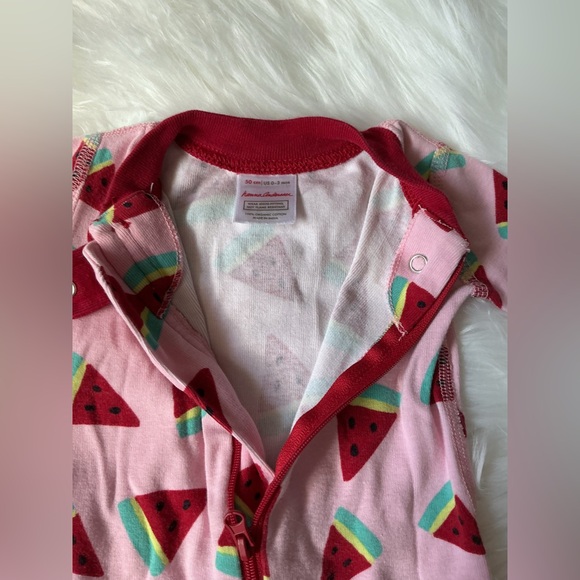 Hanna Andersson Watermelon Romper - Picture 3 of 4